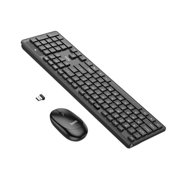Set tastatură și mouse wireless HOCO GM17 negru