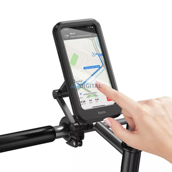 Suport pentru telefon pentru biciclete / motociclete Hoco CA101 negru
