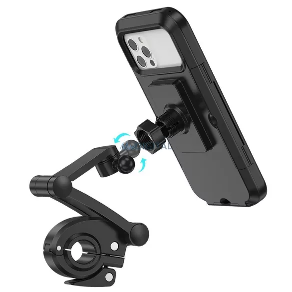 Suport pentru telefon pentru biciclete / motociclete Hoco CA101 negru