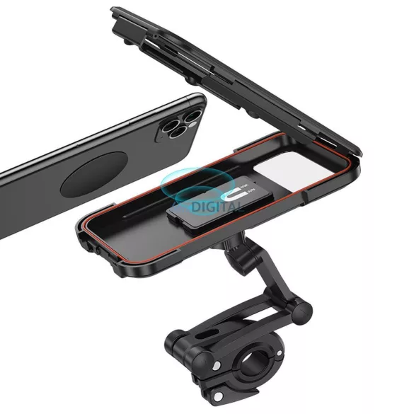 Suport pentru telefon pentru biciclete / motociclete Hoco CA101 negru