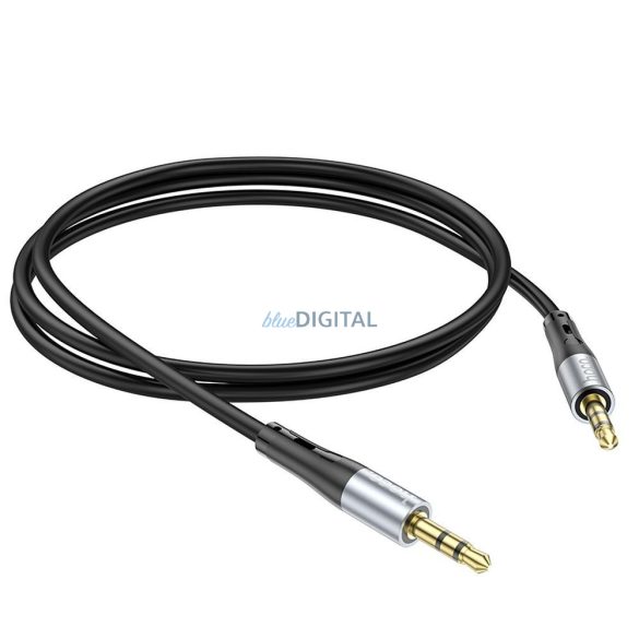 HOCO UPA22 Cablu AUX jack 3,5 mm (apa) - jack 3,5 mm (apa) 1m - negru
