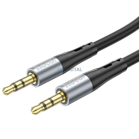 HOCO UPA22 Cablu AUX jack 3,5 mm (apa) - jack 3,5 mm (apa) 1m - negru
