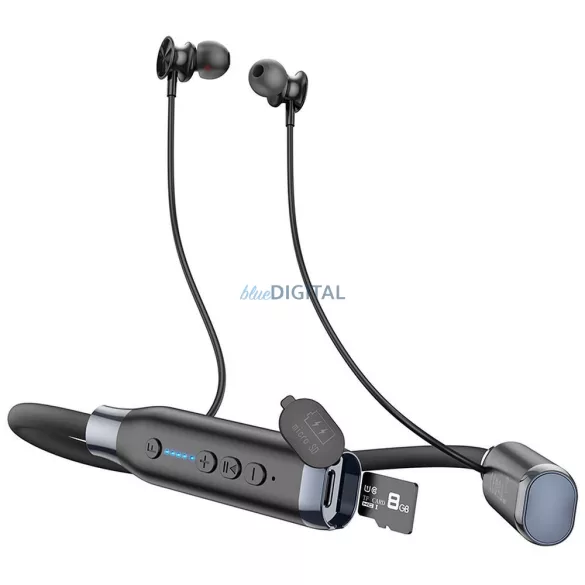 Căști fără fir HOCO bluetooth cu bandă pentru gât ES62 negru