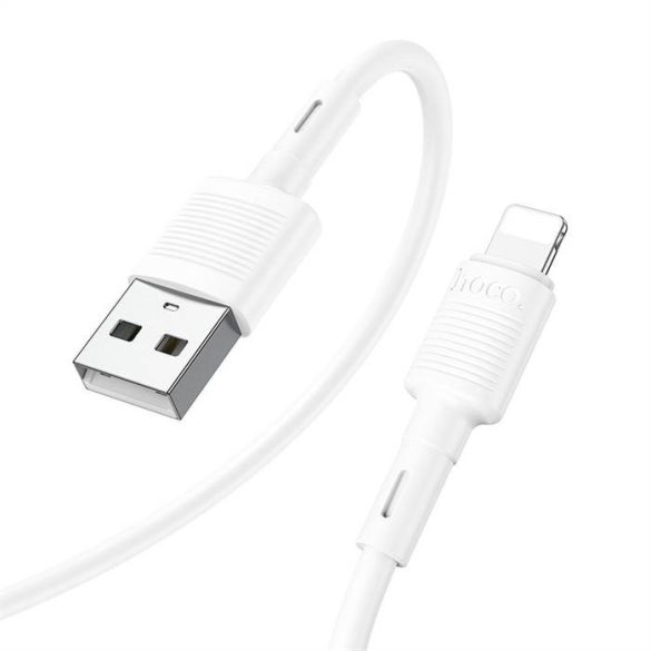 HOCO cablu USB la iPhone Lightning 8 pini 2,4A Victory X83 1m alb