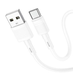 Cablu HOCO USB la Tip C 3A Victory X83 1m alb