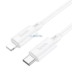   HOCO cablu tip C la iPhone Lightning 8-pin Power Delivery 20W Gratified X88 alb