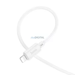   HOCO cablu tip C la iPhone Lightning 8-pin Power Delivery 20W Gratified X88 alb