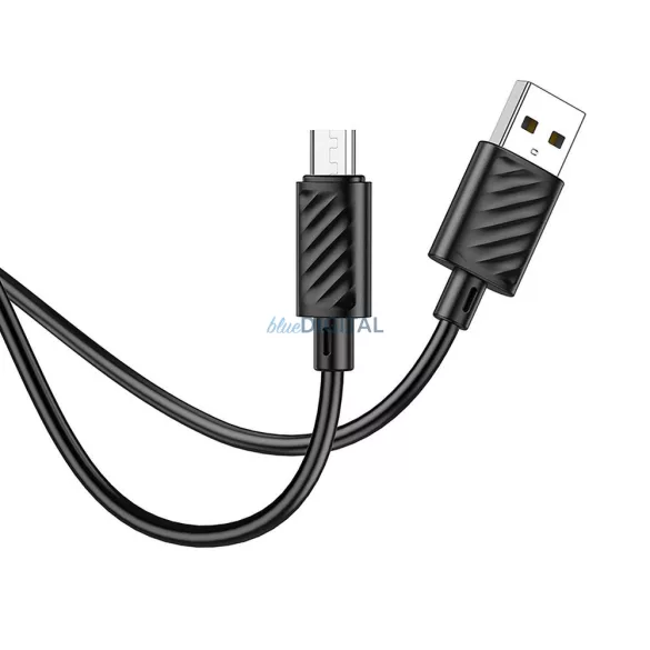 HOCO cablu USB la Micro 2,4A Gratified X88 negru