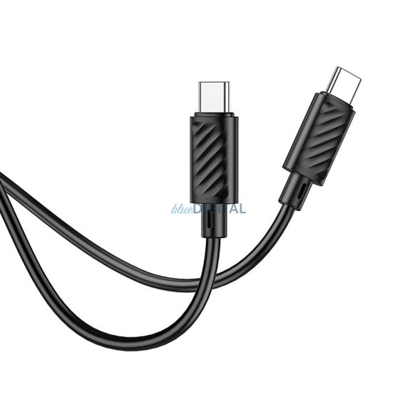 Cablu HOCO Tip C la Tip C Power Delivery 60W Gratified X88 negru