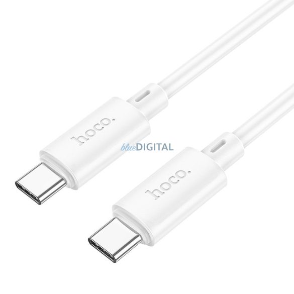 Cablu HOCO Tip C la Tip C Power Delivery 60W Gratified X88 alb