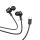 Căști cu fir Hoco M86 cu microfon și conector Type-C - negru Căști cu fir Hoco M86 cu microfon și conector Type-C - negru