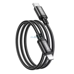   HOCO cablu tip C cablu Lightning PD 20W X89 1 m negru HOCO cablu tip C cablu Lightning PD 20W X89 1 m negru