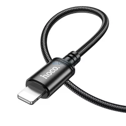 Hoco X89 USB-A - Lightning cablu 2.4A 100cm - negru