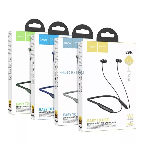 Căști bluetooth fără fir HOCO ES64 gri