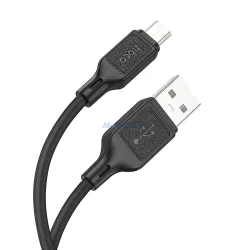 Hoco X90 USB-A - cablu micro USB 2.4A 1m - negru