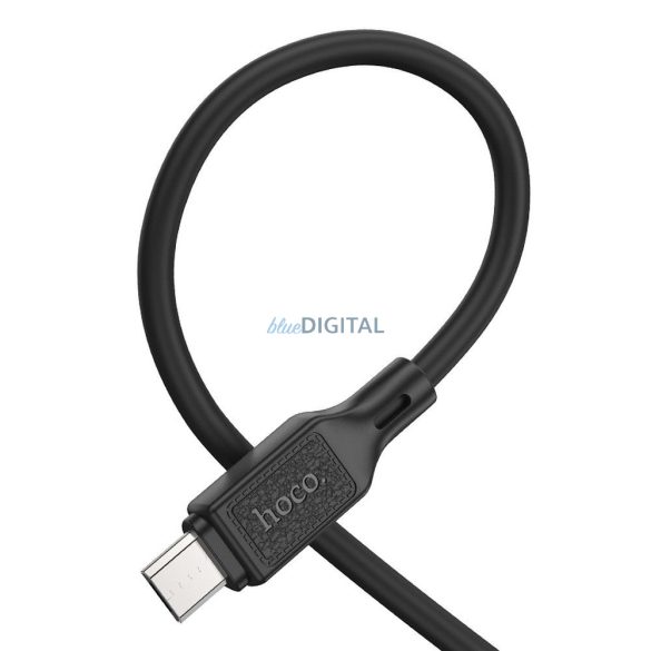 Hoco X90 USB-A - cablu micro USB 2.4A 1m - negru
