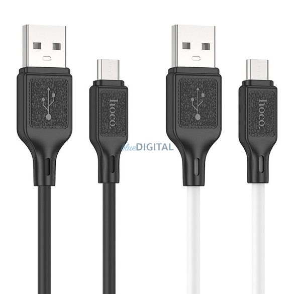 Hoco X90 USB-A - cablu micro USB 2.4A 1m - negru