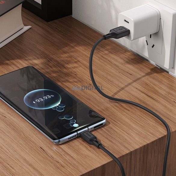 Hoco X90 Cablu USB-A - Type-C 3A 1m - negru