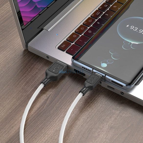 Hoco X90 Cablu USB-A - Type-C 3A 1m - alb