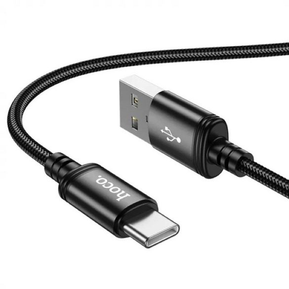 Cablu HOCO USB A la Tip C 3A X91 3 m negru
