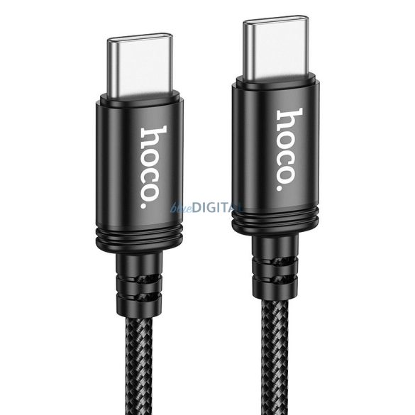 Cablu HOCO Tip C la Tip C PD 3A 60W X91 3 m negru