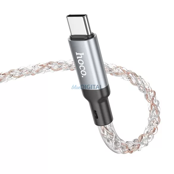HOCO cablu USB-A - C tip 3A 3A U112 1 m gri