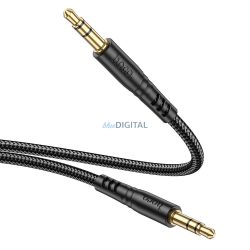   Hoco UPA24 Cablu AUX cu mufă de 3,5 mm - mufă de 3,5 mm 1m - negru
