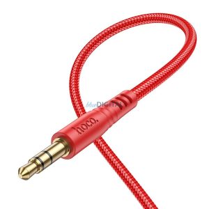 Hoco UPA24 Cablu AUX mufă 3,5 mm - mufă 3,5 mm 1m - roșu