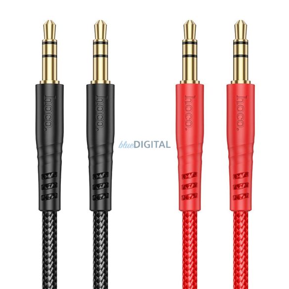 Hoco UPA24 Cablu AUX mufă 3,5 mm - mufă 3,5 mm 1m - roșu