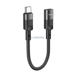 Hoco U107 Tip-C - Adaptor Lightning 3A - negru
