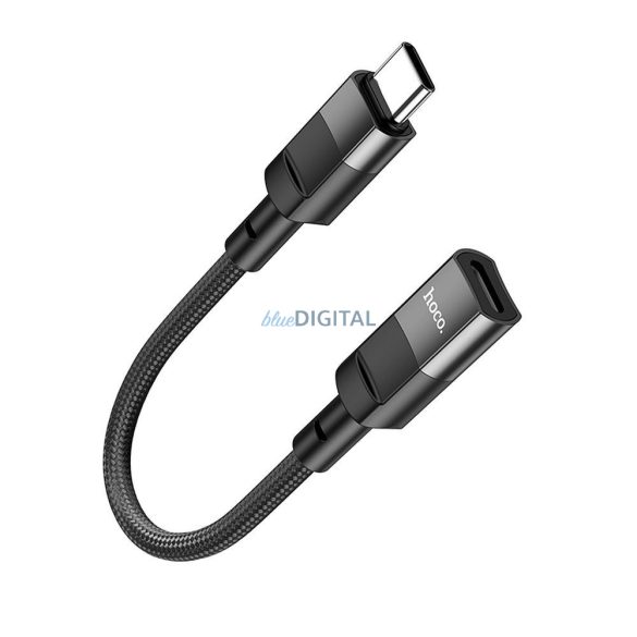 Hoco U107 Tip-C - Adaptor Lightning 3A - negru