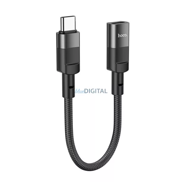 Hoco U107 Tip-C - Adaptor Lightning 3A - negru