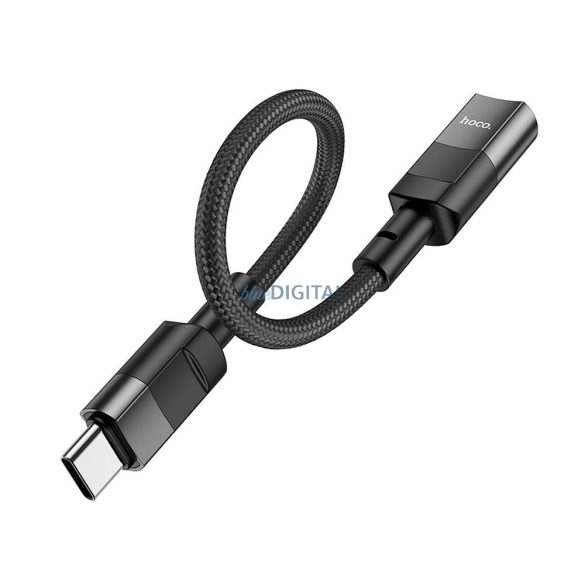 Hoco U107 Tip-C - Adaptor Lightning 3A - negru