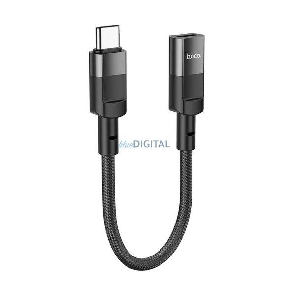 Hoco U107 Tip-C - Adaptor Lightning 3A - negru
