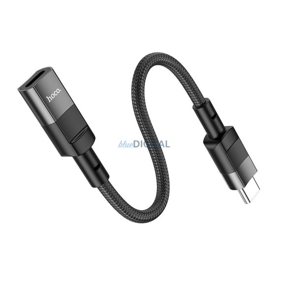 Hoco U107 Tip-C - Adaptor Lightning 3A - negru