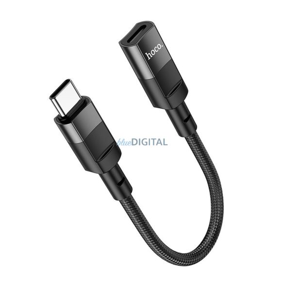 Hoco U107 Tip-C - Adaptor Lightning 3A - negru