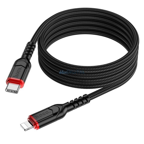 Cablu HOCO tip C la iPhone Lightning 8-pini PD 20W VICTORY X59 1m negru