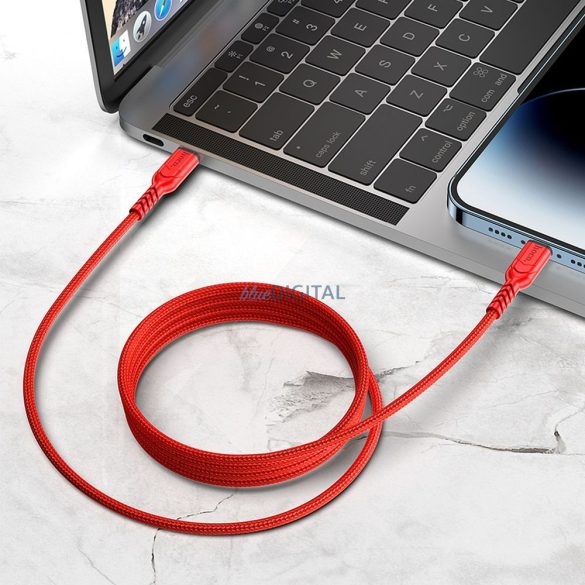 Cablu HOCO tip C la iPhone Lightning 8-pini PD 20W VICTORY X59 1m negru