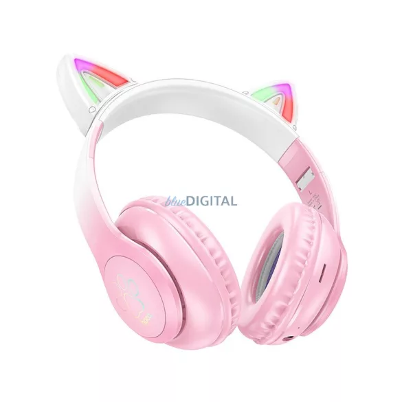 Căști HOCO bluetooth W42 Ureche de pisică floare de cireș