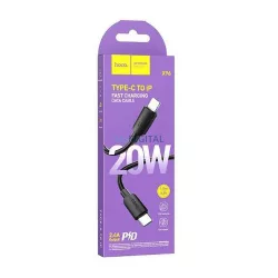   Cablu HOCO tip C la Iphone Lightning 8-pini Hyper PD 100W X96 alb