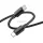 HOCO cablu tip C la tip C Hyper PD 60W X96 negru