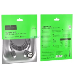 HOCO Cablu HDMI HDMI ver. 2.0 4K/60Hz US08 2 m negru