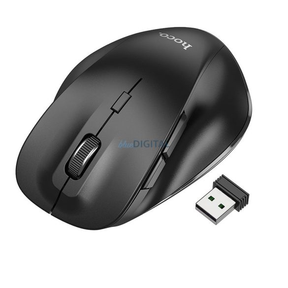 HOCO 2.4G 1600 dpi mouse wireless pentru calculator GM24 negru