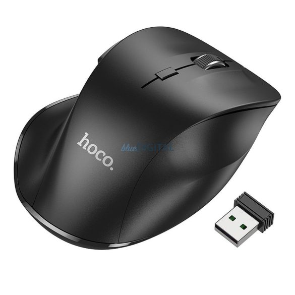 HOCO 2.4G 1600 dpi mouse wireless pentru calculator GM24 negru