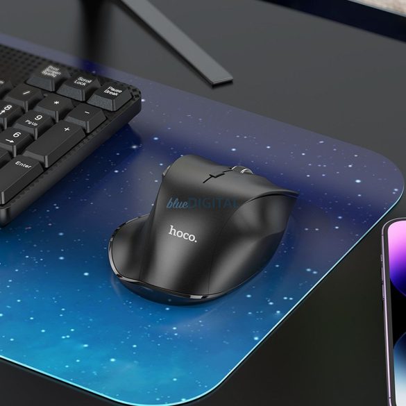 HOCO 2.4G 1600 dpi mouse wireless pentru calculator GM24 negru