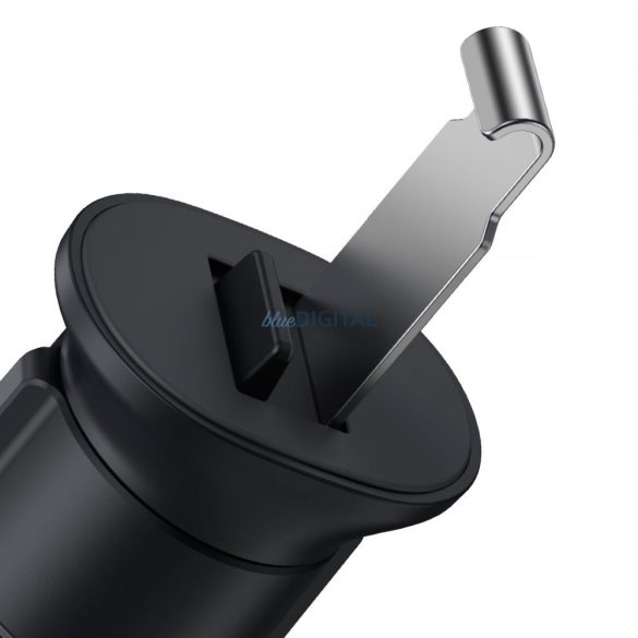 Suport auto BASEUS Metal Age II Gravity Car Mount Gri închis SUJS000013