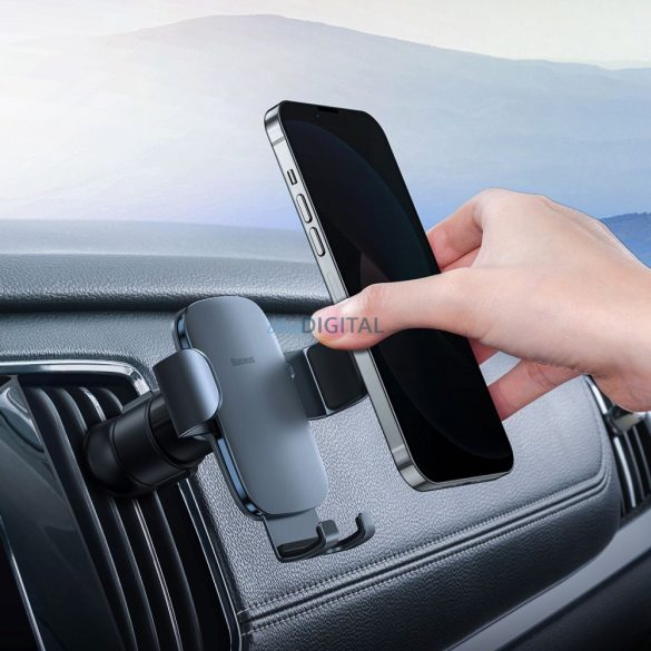 Suport auto BASEUS Metal Age II Gravity Car Mount Gri închis SUJS000013