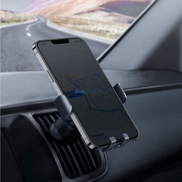 Suport auto BASEUS Metal Age II Gravity Car Mount Gri închis SUJS000013