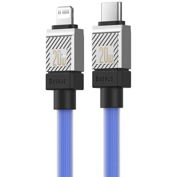 Cablu BASEUS tip C la Apple Lightning cu 8 pini CoolPlay Încărcare rapidă 20W 1m albastru CAKW000003