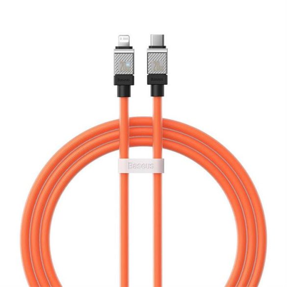 Cablu BASEUS tip C la Apple Lightning cu 8 pini CoolPlay Încărcare rapidă 20W 2m portocaliu CAKW000107